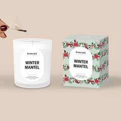 Winter Mantel Candle
