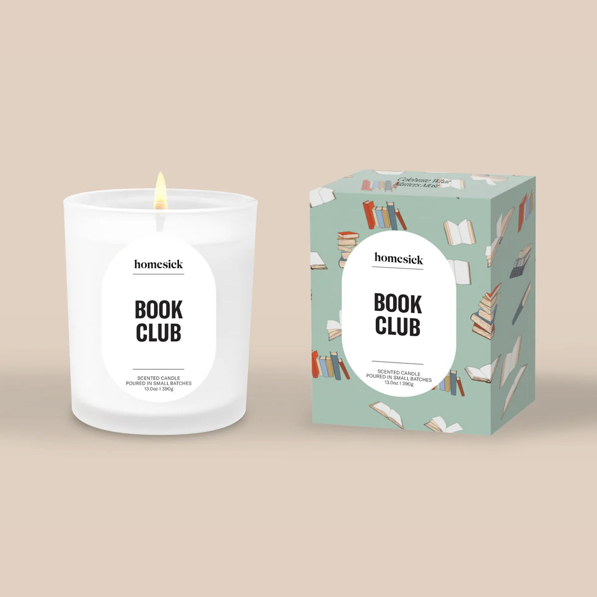 Book Club Candle